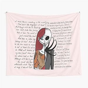 Nightmare Before Christmas Pink Tapestry