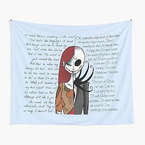 Nightmare Before Christmas blue Tapestry