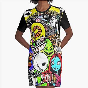 Nightmare before Christmas  Graphic T-Shirt Dress