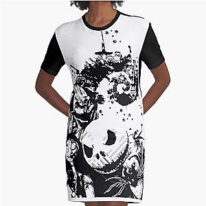 Nightmare Before Christmas - Halloween Jack Burton scary spooky costume pumpkin Graphic T-Shirt Dress