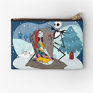 Jack Skellington and Sally - The Nightmare Before Christmas Zipper Pouch