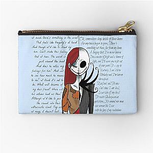 Nightmare Before Christmas blue Zipper Pouch