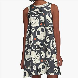 Jack Skellington - The Nightmare Before Christmas A-Line Dress