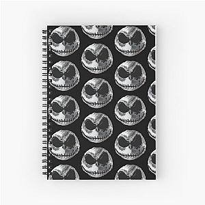 Jack Skellington Face 2 - The Nightmare Before Christmas Spiral Notebook