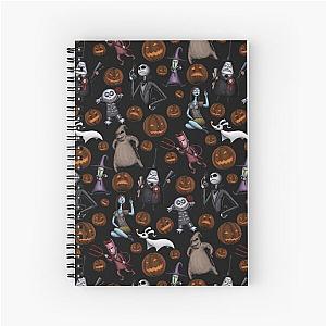 Pattern - The Nightmare Before Christmas Spiral Notebook