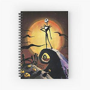 Nightmare before Christmas Print Spiral Notebook