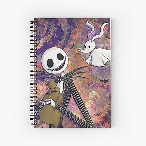 Nightmare before christmas Jack and Zero Spiral Notebook