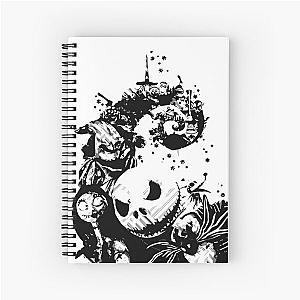 Nightmare Before Christmas - Halloween Jack Burton scary spooky costume pumpkin Spiral Notebook