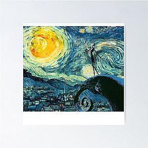 The Starry Night - Nightmare before Christmas Poster