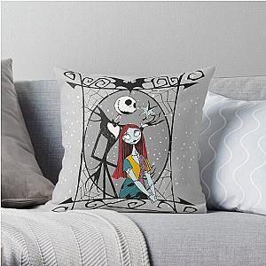 Jack Skellington and Sally The Nightmare Before Christmas Throw Pillow