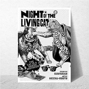 Too Cute to Live – Living Cat Night Of The Living Cat Posters