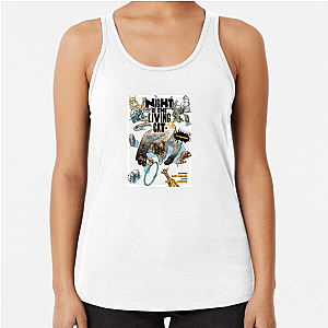 Fear the Purr – Living Cat Night Of The Living Cat Tank Tops