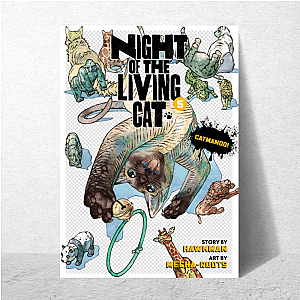 Fear the Purr – Living Cat Night Of The Living Cat Posters