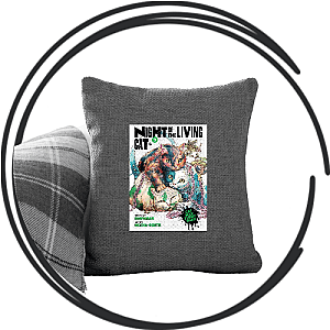 Night Of The Living Cat Pillows Cover