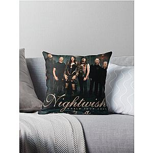 nightwish 2 loerrcok human nature world tour 2022 Throw Pillow