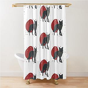 Custom - Black dog Nightwish Shower Curtain