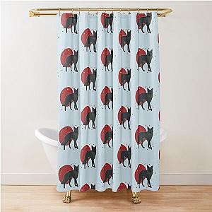 Custom - Black dog Nightwish   Shower Curtain