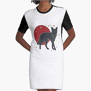 Custom - Black dog Nightwish Graphic T-Shirt Dress