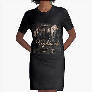 Band Tour Nightwish Music Graphic T-Shirt Dress