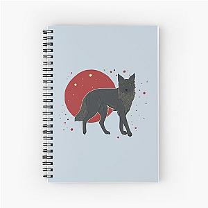 Custom - Black dog Nightwish   Spiral Notebook