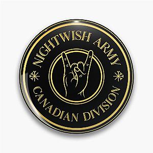 Nightwish Army - Canadian Division Pin