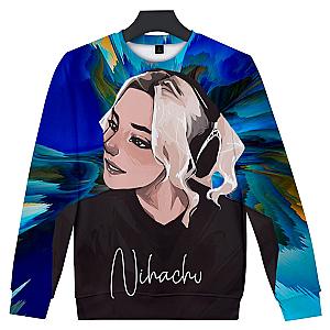 Nihachu Sweatshirts - Nihachu 3D Print Colorful Pullover Sweatshirt