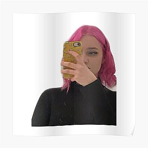 Nihachu Posters - Niki Nihachu Pink Hair  Poster RB0107