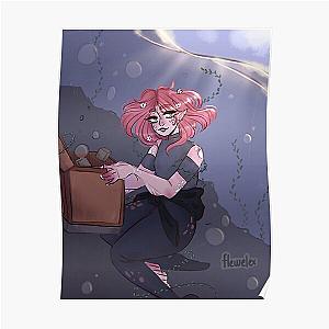 Nihachu Posters - Mermaid Niki Poster RB0107