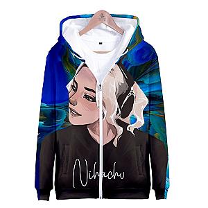 Nihachu Hoodies - Creative 3D Printed Nihachu Cotton Pullover Hoodie