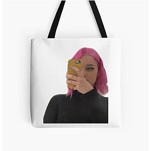 Nihachu Bags - Niki Nihachu Pink Hair  All Over Print Tote Bag RB0107