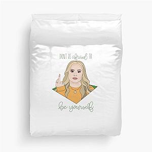 nikkietutorials Don’t be afraid to be yourself Duvet Cover