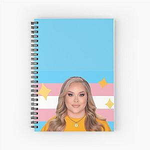 NikkieTutorials Trans Flag Spiral Notebook