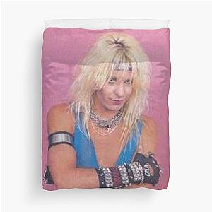 Vince Neil and Nikki Sixx Duvet Cover