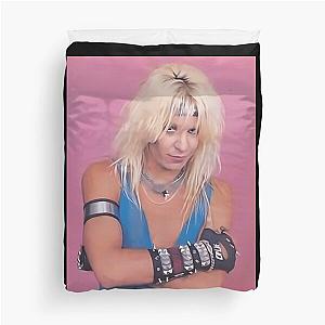 Vince Neil and Nikki Sixx Duvet Cover