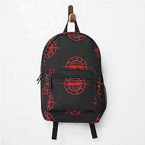 red logo rock nikki sixx best selling music motley crue and sixx am Backpack