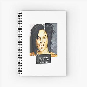 Nikki Sixx shirt Spiral Notebook