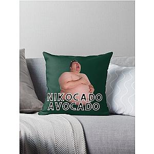 Nikocado Avocado for tiktok challenge lovers   Throw Pillow