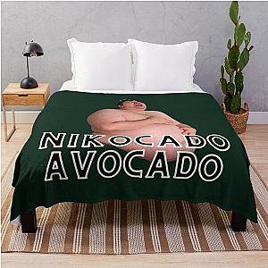 Nikocado Avocado for tiktok challenge lovers   Throw Blanket