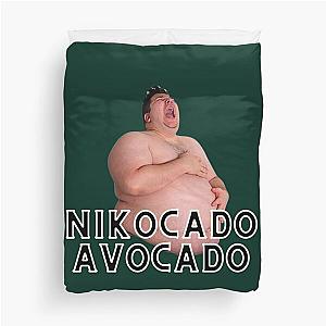 Nikocado Avocado for tiktok challenge lovers   Duvet Cover