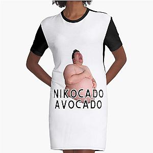 Nikocado Avocado for tiktok challenge lovers   Graphic T-Shirt Dress