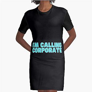 I-m Calling Corporate Nikocado Avocado Graphic T-Shirt Dress