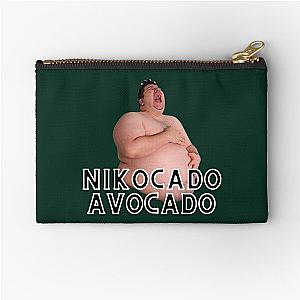 Nikocado Avocado for tiktok challenge lovers   Zipper Pouch