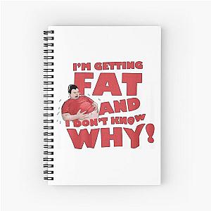 Nikocado Avocado I-m Getting Fat And Don-t Know Why! Spiral Notebook