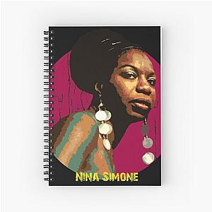 Vintage Nina simone 80s Spiral Notebook