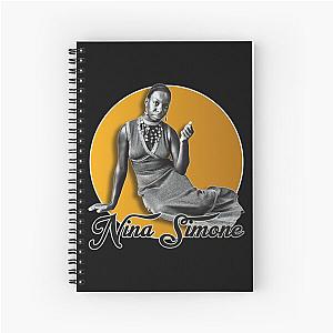 Queen Nina Simone Gold Tribute  Spiral Notebook