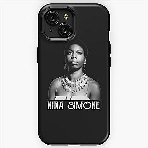 Nina Simone White Stencil iPhone Tough Case