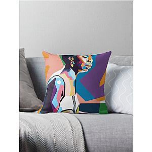 An Abstract Geometric of Nina Simone Classic T-Shirt Throw Pillow