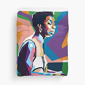 An Abstract Geometric of Nina Simone Duvet Cover