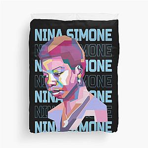 Abstract Nina Simone in WPAP  Duvet Cover