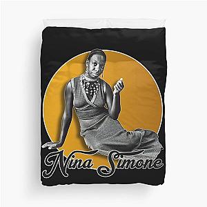 Queen Nina Simone Gold Tribute  Duvet Cover